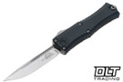 Microtech 1703M-4 Hera II Mini S/E - Black Handle - Satin Blade