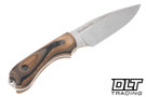 Bradford Guardian 3 MagnaCut High Hardness - 3D Microtextured G-Wood - False Edge Grind - Stonewashed Bradford Guardian 3 MagnaCut High Hardness - 3D Microtextured G-Wood - False Edge Grind - Stonewashed