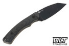 Tactile Knife Company Redhawk - Black Cerakote MagnaCut Blade - Black Micarta - Kydex Sheath