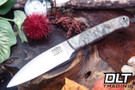 Bark River Little Carver MagnaCut Sage Maple Burl - Red Liners - Mosaic Pins