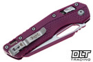 Microtech 210T-1PMCSR MSI - Sangria Polymer Handle - Sangria Cerakote Blade