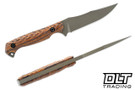 Toor Krypteia S 65 Collection - Ironwood - OD Green Gunkote M4 Blade