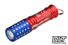 Olight i3E EOS Keychain Flashlight - Stars & Stripes Edition
