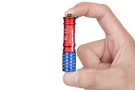 Olight i3E EOS Keychain Flashlight - Stars & Stripes Edition