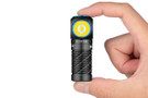 Olight Perun 3 Mini Headlamp & Flashlight - Red & White Light - Black - Cool White