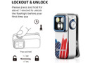 Olight Oclip Pro Clip on Flashlight with Floodlight & Red Light - Stars & Stripes Edition