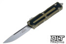 Microtech 1278-10OD Scarab II Gen III S/E - OD Green Handle - Stonewashed Blade