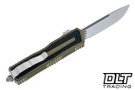 Microtech 1278-10OD Scarab II Gen III S/E - OD Green Handle - Stonewashed Blade