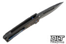 Medford Marauder Drop Point - Fallout S45VN - Fallout Titanium - Flamed Hardware & Clip #1