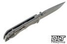 McNees PM Mac 2 Gen 2 - 3.5" Drop Point - Smooth Stonewashed Titanium - Stonewashed Hardware