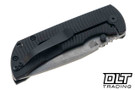 McNees PM Mac 2 Gen 2 - 3.5" Drop Point - Black Swerve Milling - Black Hardware