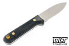 LT Wright Next Gen A2 - Flat Ground - Black Micarta - Matte