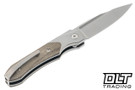 Griffin 1946 X Series Slipjoint S90V - Stonewashed - Green Canvas Micarta