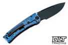 Medford Marauder Drop Point - DLC MagnaCut - Blue Peaks & Valley Sculpting - Black Hardware - DLC Clip