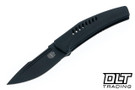 Tashi Bharucha Small Krypton Kickstop Flipper - PVD Elmax Blade - Slotted PVD Titanium Handle