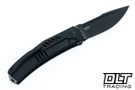 Tashi Bharucha Small Krypton Kickstop Flipper - PVD Elmax Blade - Slotted PVD Titanium Handle