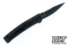 Tashi Bharucha Small Krypton Kickstop Flipper - PVD Elmax Blade - Slotted PVD Titanium Handle