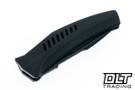 Tashi Bharucha Small Krypton Kickstop Flipper - PVD Elmax Blade - Slotted PVD Titanium Handle