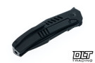 Tashi Bharucha Small Krypton Kickstop Flipper - PVD Elmax Blade - Slotted PVD Titanium Handle