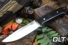 Bark River Red Flag MagnaCut Black Burlap Micarta - Red Liners