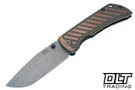 McNees PM Mac 2 3.5" MagnaCut DP - Fastback - Satin Green & Bronze Titanium - Stonewashed Hardware