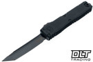 Microtech 1123-1DLCTSH Ultratech ZBP T/E Shadow - Black Handle - DLC Blade