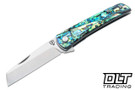Finch Oxbow - Abalone - Satin N690 Blade