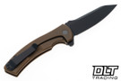Les George Myna - Copper DLC Smooth Titanium - Black DLC MagnaCut Blade