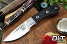 Bark River Essential MagnaCut Black Canvas Micarta - Red Liners - Mosaic Pins