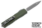 Microtech 1122-10APOD Ultratech Gen III ZBP D/E - OD Green Handle - Apocalyptic Blade