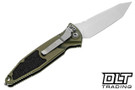 Microtech 161A-10OD SCOMO Elite Auto T/E - OD Green Handle - Stonewash Blade
