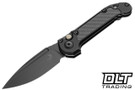Microtech 1135-1DLCTCFIS LUDT S/E Gen III - DLC Handle Carbon Fiber Inlay - DLC Blade