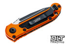 Microtech 1136-1OR LUDT Gen III T/E - Orange Handle - Black Blade
