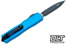 Microtech 11224-1BL Ultratech Gen IV D/E - Blue Handle - Black Blade