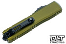 Microtech 11224-1OD Ultratech Gen IV D/E - OD Green Handle - Black Blade
