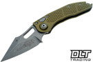 Microtech 169-10APOD Stitch S/E - OD Green Handle - Apocalyptic Blade