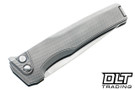 MachineWise Sonora - Diamonds Textured Raw Titanium  - S90V Stonewash Blade