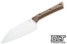 Microtech 4.2" Santoku - Stonewashed Blade - Coyote Tan G-10