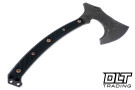 RMJ Tactical Berserker 80CrV2 Acid Etched Blade - Black G-10