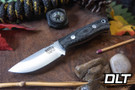Bark River Micro Bravo CPM 154 Black Canvas Micarta - Matte