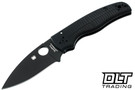 Spyderco Shaman Salt - Black G-10 - Black MagnaCut Blade