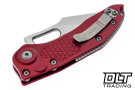 Microtech 169-10MR Stitch - A - Merlot Handle - Stonewash Blade