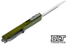 Microtech 11224-11OD Ultratech D/E Gen IV - OD Green Handle - Stonewashed Blade