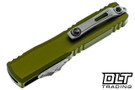 Microtech 11224-11OD Ultratech D/E Gen IV - OD Green Handle - Stonewashed Blade