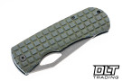 McNees Dixon MagnaCut - Atomic Green & Blue Frag Titanium - Stonewashed Hardware