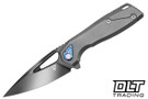 Vanguard StarRunner M390 - DLC Mirror Polished - Gray Titanium  - Timascus Insert