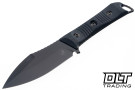 Microtech Always Survive - DLC Two Tone Stonewash Blade - Black G-10 Handle - Borka Collab