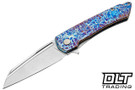 MachineWise Mojave - Faux Dress Smooth Titanium - Stonewash S90V Blade #0641
