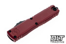 Microtech 11214-1MR Ultratech S/E Gen IV - Merlot Red Handle - Black Blade