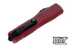 Microtech 11214-1MR Ultratech S/E Gen IV - Merlot Red Handle - Black Blade